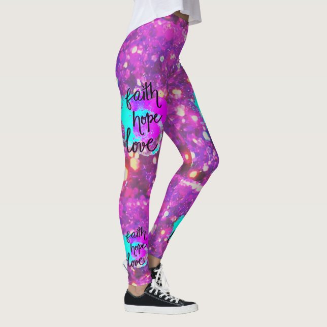 Glaube - Hoffnung - Leggings der Liebe (Rechts)