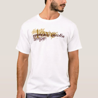 Glaube, Hoffnung, Liebe - Brown - T-Shirt