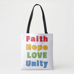 Glaube Hoffnung Liebe Einheit Tasche