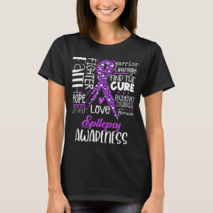 Glaube Hoffnung Liebe heilt Epilepsie-Bewusstsein T-Shirt