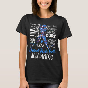 Glaube Hoffnung Liebe Heilung Charcot Marie Tooth T-Shirt
