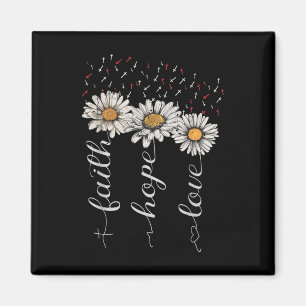 Glaube Hoffnung Liebe In Jesus Christlich Mit Sonn Magnet