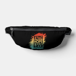 GLAUBE HOFFNUNG LIEBE INSPIRATIV MOTIVIEREND GEDIC BAUCHTASCHE
