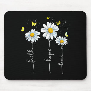 Glaube Hoffnung Liebe Jesus Christliches Kreuz Got Mousepad
