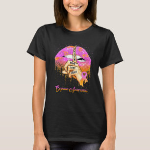 Glaube Hoffnung Liebe Lavendel- und Orangenband Ek T-Shirt