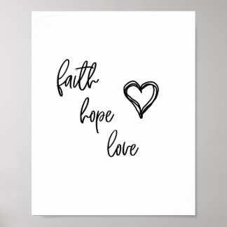 Glaube, Hoffnung, Liebe - Poster