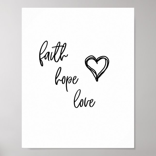 Glaube, Hoffnung, Liebe - Poster (Vorne)