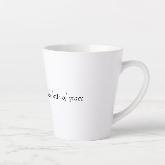 Glaube, Hoffnung und jede Menge Gnade Milchtasse (Rechts)