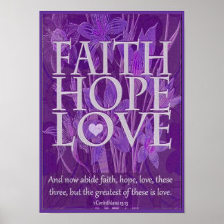 Glaube, Hoffnung und Liebe Poster