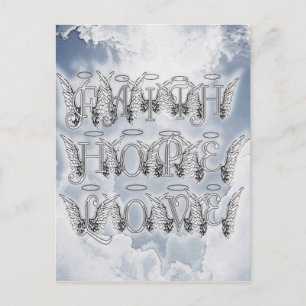 Glaube, Hoffnung und Liebe Postkarte