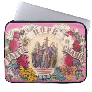 Glaube, Hoffnung und Nächstenliebe Theologische Tu Laptopschutzhülle