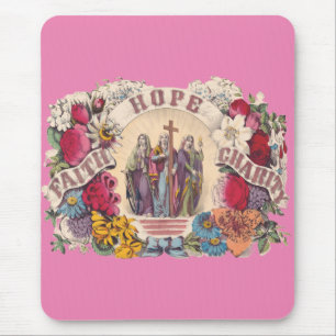 Glaube, Hoffnung und Nächstenliebe Theologische Tu Mousepad