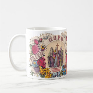 Glaube, Hoffnung und Wohltätigkeit Theologische Tu Kaffeetasse