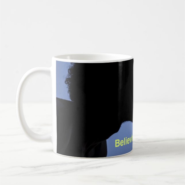 Glaube ist 11-oz-Tasse Kaffeetasse (Links)