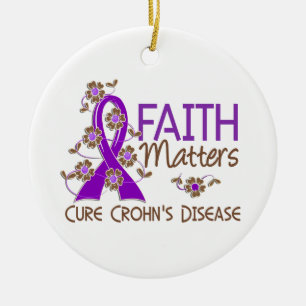 Glaube ist 3 Crohns Krankheit von Bedeutung Keramikornament
