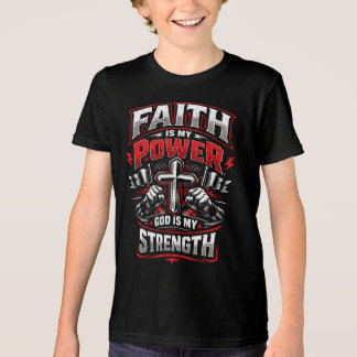 Glaube ist meine Kraft Gott ist meine Stärke Tri-Blend Shirt