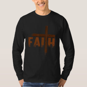 Glaube Jesus kreuzen Christliche religiöse Kirche T-Shirt