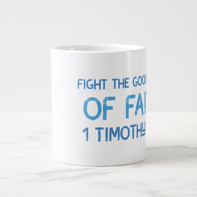 Glaube - Jumbo-Tasse (Vorderseite)