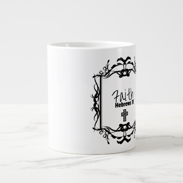 Glaube - Jumbo-Tasse (Vorderseite)