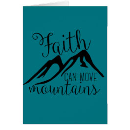 Glaube kann Berge bewegen