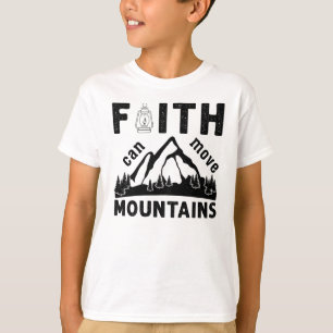 Glaube kann Berge versetzen Bibelvers T-Shirt