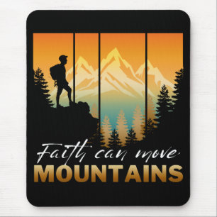 Glaube kann Berge versetzen Mousepad