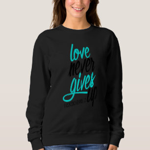 Glaube Liebe Gott Gott Hoffnung Jesus Religion Chr Sweatshirt