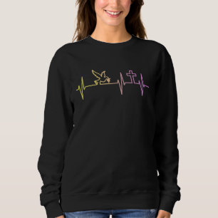 Glaube Liebe Gott Herr Hoffnung Jesus Religion Chr Sweatshirt
