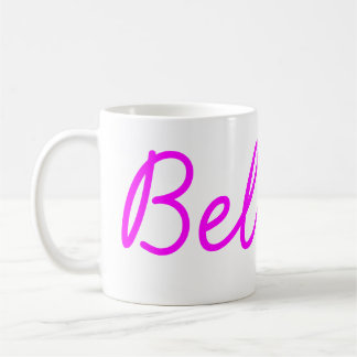 Glaube Magenta Schrift Tasse