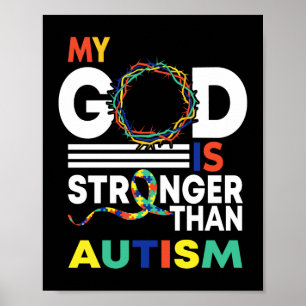 Glaube Mein Gott ist stärker als das Bewusstsein d Poster