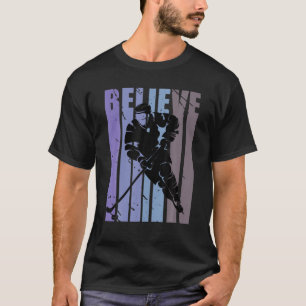 Glaube Mens Ice Hockey Winter Sports Player Coach T-Shirt