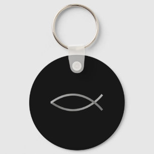 Glaube mit Stil Jesus-Fisch Christliches Symbol  Schlüsselanhänger