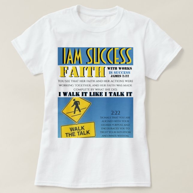 GLAUBE MIT WERKEN T-Shirt (Design vorne)