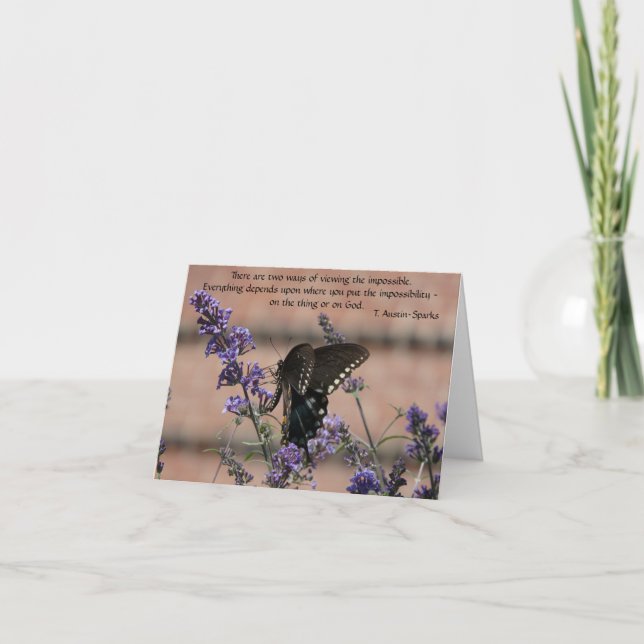 Glaube... Mitteilungskarte (Vorderseite)