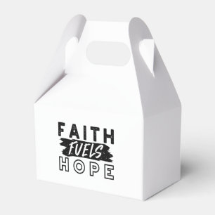 Glaube nährt Hoffnung Zitat – Aufmunternde christl Geschenkschachtel