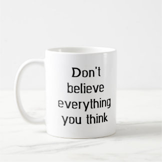 Glaube nicht alles kaffeetasse