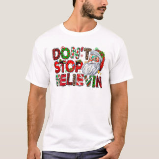 Glaube nicht an den Weihnachtsmann Buffalo T-Shirt