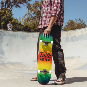 Glaube Nicht Angst Skateboard