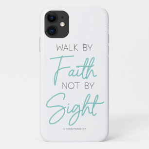 Glaube, nicht Sicht, 2. Korinther 5:7 Case-Mate iPhone Hülle