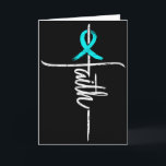 Glaube Pcos Bewusstsein Kreuz Christliches Band Tü Karte<br><div class="desc">Glaube Pcos Bewusstsein Kreuz Christliches Band Türkis Unterstützung</div>