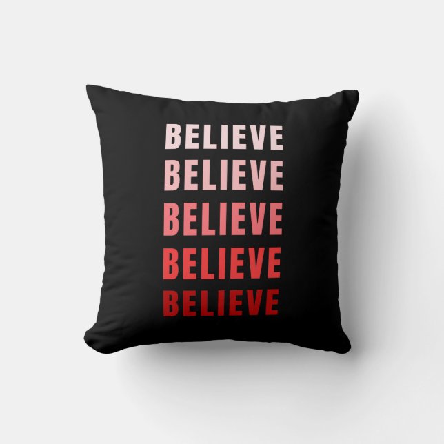 Glaube Pillow Kissen (Vorderseite)