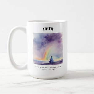 Glaube - Positive Affirmative Card für inneren Fri Kaffeetasse