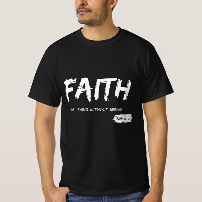 Glaube, religiöser Bekleidungs-T - Shirt (Vorderseite)