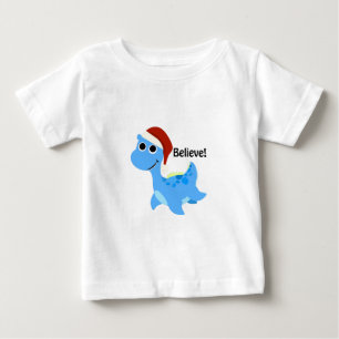 Glaube! Santa Nessie Baby T-shirt