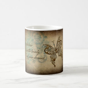 Glaube Schmetterling Kaffeetasse