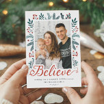 Glaube Script Winter Botanische Pine Berries Foto Feiertagskarte<br><div class="desc">Teilen Sie Ihren Urlaub mit dieser wunderschönen Botanischen Pine Berries "Glaube" Script Foto Holiday Card! Mit einer atemberaubenden Winterlandschaft mit Kiefernbeeren und dem Wort "Glauben" in eleganter Schrift wird diese Karte bestimmt Ihre Freunde und Familie beeindrucken. Diese Karte ist als digitaler Download erhältlich, sodass Sie sie einfach auf der Zuhause...</div>