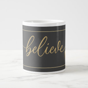 GLAUBE-Skript, Santa JINGLE BELL, Weihnachten Jumbo-Tasse