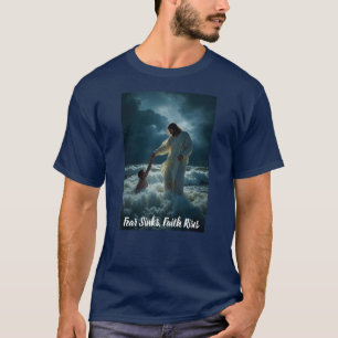 "Glaube statt Angst" Christliches T-Shirt. T-Shirt