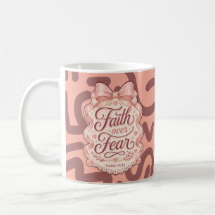 Glaube statt Angst Coquette Christlich Mädchen Tee Kaffeetasse