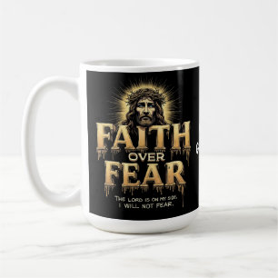 Glaube statt Angst Der Herr ist an meiner Seite Kaffeetasse